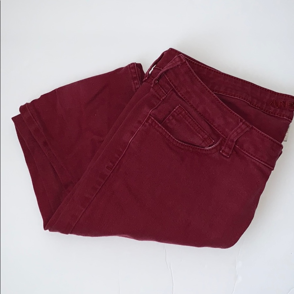 🟣3/$20 Arizona Deep Red Jeans